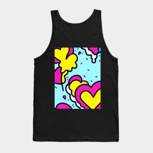 PopArt Heart Ice Cream Sandwich Tank Top